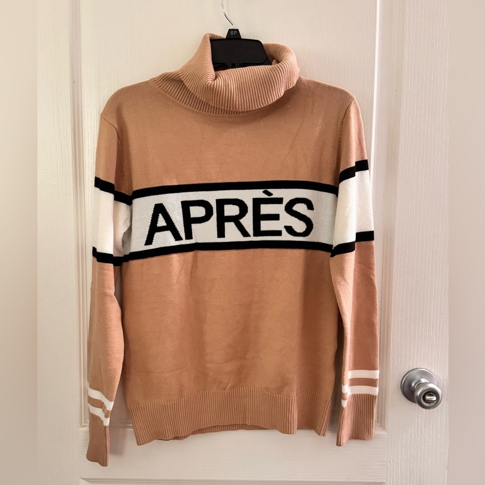 Aprés Taupe Turtleneck Sweater